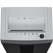 得力14461保密碎纸机(金属灰)5级保密 20L大容量