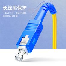 山泽(SAMZHE)低烟无卤环保光纤线 电信级SC-SC单模单芯 收发器尾纤 10米G0-SCSC10