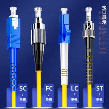 山泽(SAMZHE)低烟无卤环保光纤线 电信级SC-SC单模单芯 收发器尾纤 10米G0-SCSC10