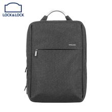LOCK&LOCK乐扣乐扣双肩包背包商务休闲15.6英寸电脑包 灰色