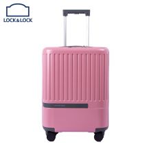 LOCK&LOCK乐扣乐扣拉杆箱行李箱 静音万向轮登机箱 旅行箱 磨砂果酒粉色 24寸