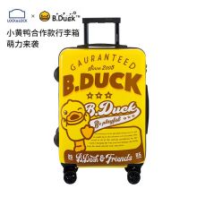 LOCK&LOCK乐扣乐扣拉杆箱行李箱小黄鸭联名行李箱20英寸可爱卡通儿童旅行箱 黄色LY110001 20寸