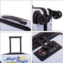 LOCK&LOCK乐扣乐扣拉杆箱行李箱小黄鸭联名行李箱20英寸可爱卡通儿童旅行箱 蓝色LY110002 20寸