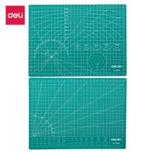 得力(deli)A4耐用PVC切割垫板桌垫 绿色78400