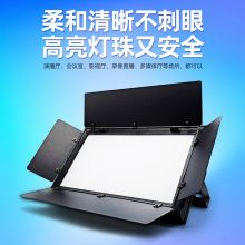 led三基色舞台面光灯婚庆直播演播室柔补光灯可调亮度色温会议灯 120w正白光(插电即亮)