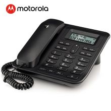 摩托罗拉(Motorola)固定电话机座机 免电池 免提 双接口CT420C(黑色)