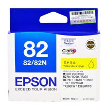 爱普生 EPSON r290 R390 tx820fw R270 82N t082墨盒 T0824黄色