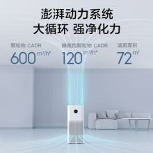 小米(MI)空气净化器Pro H智能除甲醛灰尘雾霾PM2.5烟 AC-M7-SC