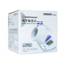欧姆龙 电子血压计家用血压仪臂筒式全自动 HEM-1000(一体式+可动式臂筒+脉搏提醒)
