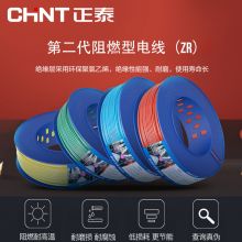 正泰(CHNT) 电线电缆 电源线阻燃铜芯单芯单股家装硬线100米 ZR-BV6红色(硬线)火线
