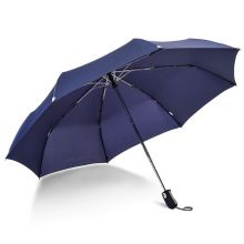 天堂伞 自动伞三折自开收晴雨伞经典商务伞雨伞58cm*8骨 3331E碰藏青色