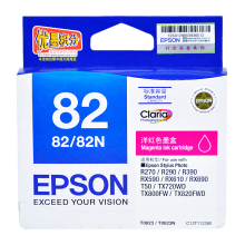 爱普生 EPSON r290 R390 tx820fw R270 82N T0823洋红色墨盒