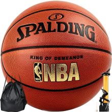 斯伯丁Spalding NBA比赛篮球室内外兼用耐磨PU材质蓝球 76-167Y