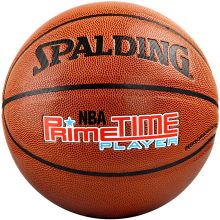 斯伯丁 SPALDING  NBA比赛篮球室内外7号PU材质 蓝球 74-418