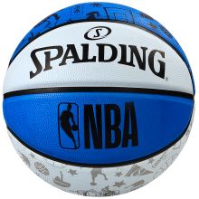 斯伯丁 Spalding NBA比赛7号篮球室外训练橡胶蓝球 84-233Y
