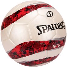 斯伯丁SPALDING 5号足球比赛训练64-936Y白/红 PU