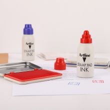 旗牌(Shachihata)Artline办公财务银行会计橡胶章水性通用印台补充印油 50ml ESA-2N