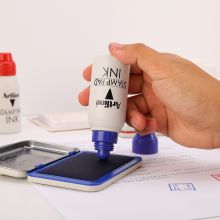 旗牌(Shachihata)Artline办公财务银行会计橡胶章水性通用印台补充印油 50ml ESA-2N