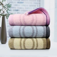洁丽雅（Grace） 8992 毛巾家纺 简爱纯棉舒适毛巾3条装 76*35cm 兰色+紫色+棕色 115g