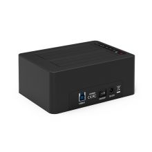 麦沃（MAIWO）K3082H USB3.0外置3.5/2.5英寸串口机械/固态双硬盘位带HUB硬盘拷贝机 黑色