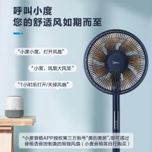 美的（Midea）电风扇家用遥控落地扇直流变频风扇可拆洗风扇 SDE30ET（星空系列-蓝狐）