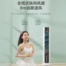 美的（Midea） 家用空调扇净化加湿冷风扇水冷塔扇节能遥控制电风扇易拆洗冷风机风扇 AAC12AR