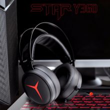 联想(Lenovo)拯救者原装 Star Y360 游戏耳机 专业电竞线控USB耳机耳麦 黑色 R9000P/R7000