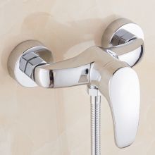 柏温 全铜体冷热淋浴龙头浴室加重龙头热水器混水阀暗装洗澡花洒开关