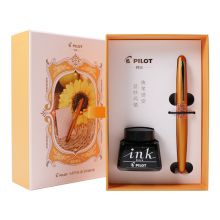百乐（PILOT）88G宫廷风钢笔套盒 F尖 暖阳橙花 FPMR3FFL-I30B-ZH