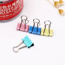 益而高（EAGLE） 彩色长尾夹燕尾夹子金属文件夹票据夹 15mm60只/筒SA24P-CP