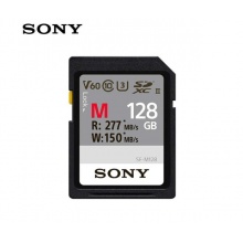 索尼（SONY）128G存储卡 SF-M128 SDXC UHS-II 内存卡/SD卡 277M/s 读取速度