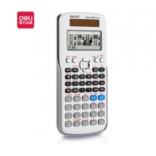 得力(deli) D991CN 中文版双电源带保护盖科学函数计算器计算机