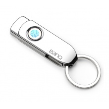 banq 64GB USB3.0指纹加密U盘 F16高速版 360度全金属旋转设计 双重加密技术