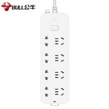 公牛 新国标8位总控全长1.8米插排 GN-B3440