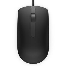 戴尔（DELL） MS116 有线鼠标 商务办公经典对称有线USB接口即插即用鼠标（黑色12支套装）