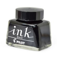 百乐（PILOT） 非碳素墨水 不堵笔钢笔墨水30ml 黑色INK-30-B
