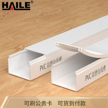 海乐（Haile） XC-02 线槽PVC阻燃绝缘 20*10 1米/根 20根装