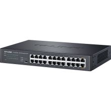 普联TP-LINK 监控云交换TL-SG2024D 24口全千兆Web网管  监控网络网线分线器