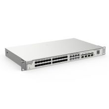 锐捷（Ruijie）监控二层网管24口千兆交换机 RG-NBS3200-24SFP/8GT4XS 全光口 灰色