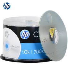 惠普（HP） CD-R 光盘/刻录盘 空白光盘 52速700MB 桶装50片