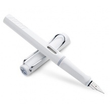 凌美(LAMY)狩猎者钢笔墨水套装（墨水+吸墨器+墨胆） 50周年套盒 亮白色EF尖