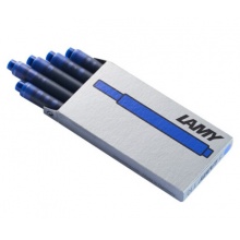 凌美(LAMY)T10钢笔一次性墨囊芯 蓝色5支装