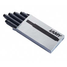 凌美(LAMY)T10钢笔一次性墨囊芯 黑色5支装