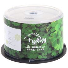 紫光（UNIS） DVD+R 16速 4.7G 七星四叶草 桶装50片