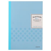 国誉(KOKUYO)淡彩曲奇无线装订记事本8mm横线27行 B5/40页 蓝色 WSG-NBCB540