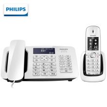 飞利浦（PHILIPS） 录音电话机 子母机 无线座机 中文菜单 自动录音 DCTG492+