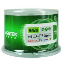 铼德(RITEK)蓝光可打印BD-R 12速25G 空白光盘 桶装50片