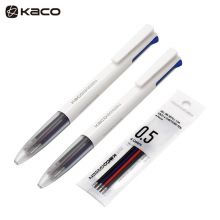 KACO 优写 多功能四色按动中性笔0.5mm 两支装+混色芯 K1041