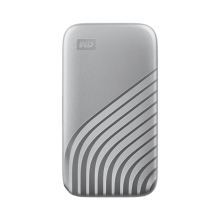 西部数据(WD)1TB Type-C移动硬盘（PSSD）My Passport随行SSD版 星河银 WDBAGF0010BSL-CESN 防摔 加密 自动备份 Nvme