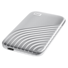 西部数据(WD)1TB Type-C移动硬盘（PSSD）My Passport随行SSD版 星河银 WDBAGF0010BSL-CESN 防摔 加密 自动备份 Nvme